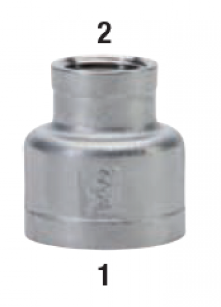 Reduziermuffe, Typ 240, 2" x 3/4"
